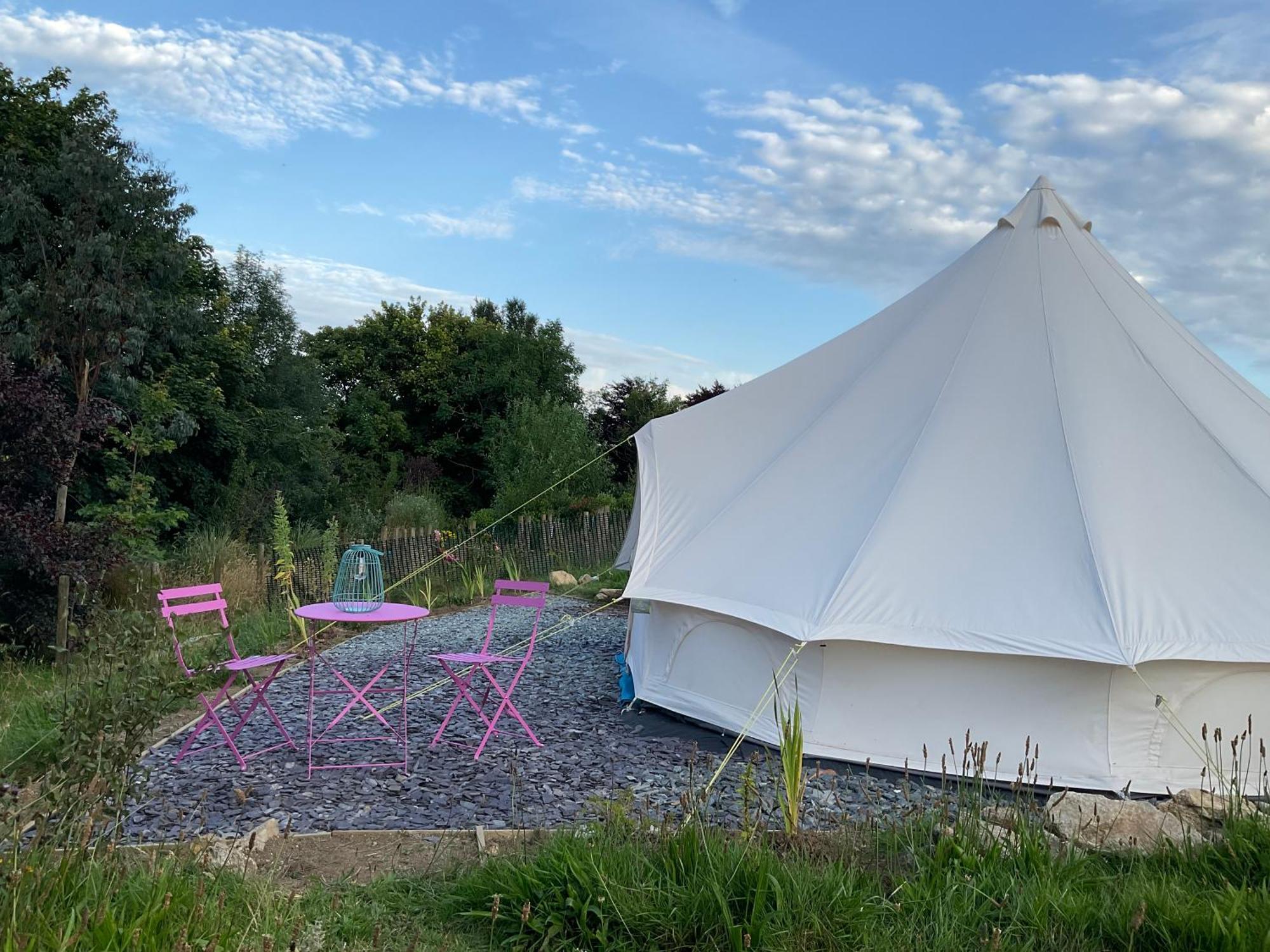 Glamping Meadow Bell Tent Stithians Экстерьер фото