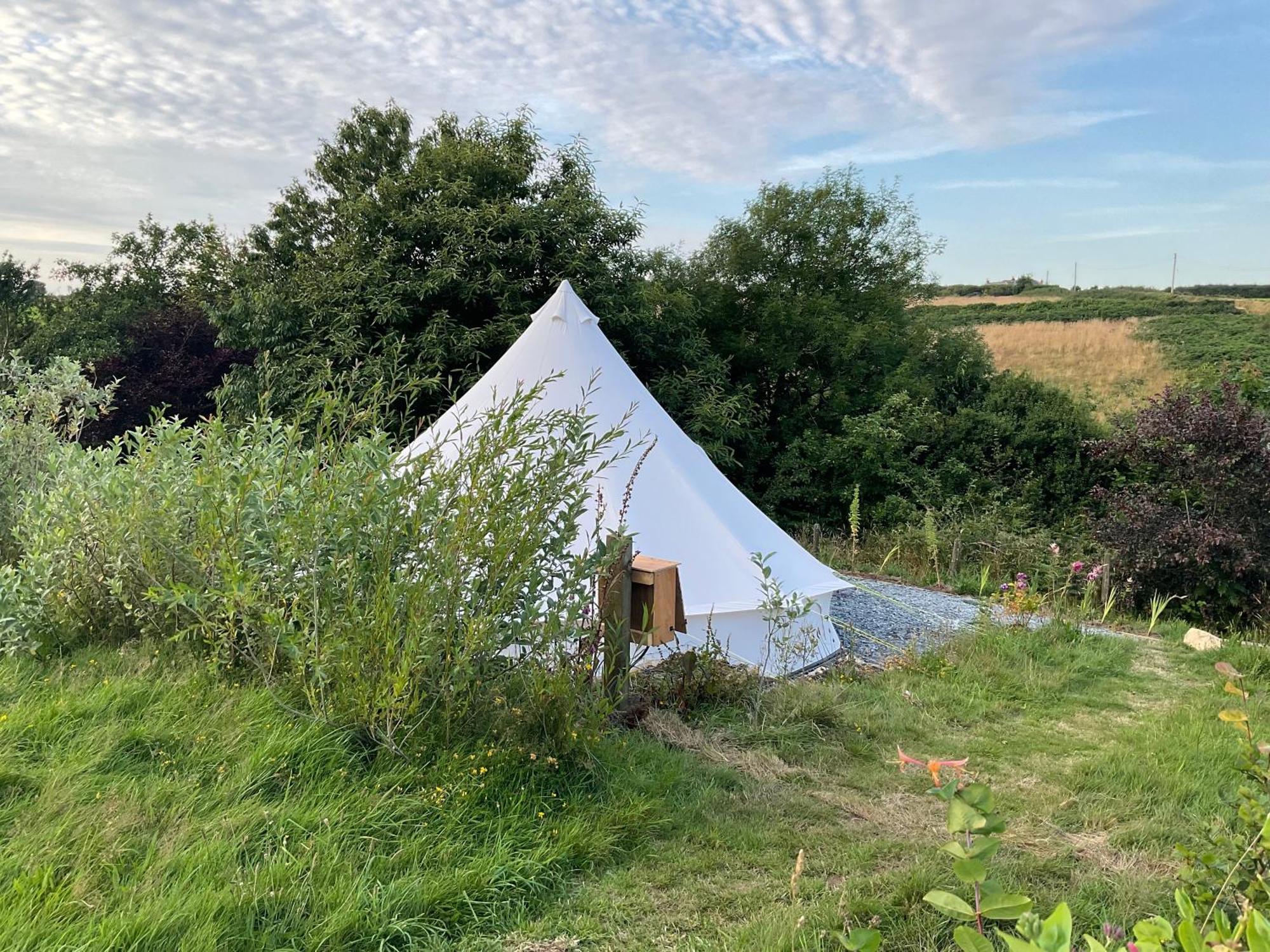 Glamping Meadow Bell Tent Stithians Экстерьер фото